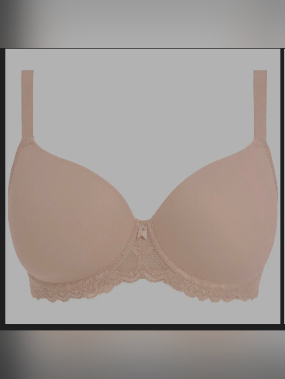 New Freya Offbeat Demi Nude Moulded Tshirt Bra 32K